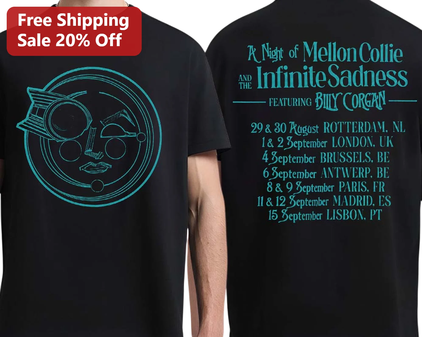A Night of Mellon Collie and Infinite Sadness Billy Corgan Tee