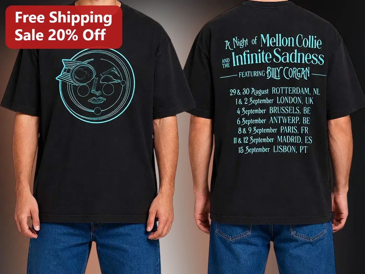 A Night of Mellon Collie and the Infinite Sadness Featuring Billy Corgan Tee
