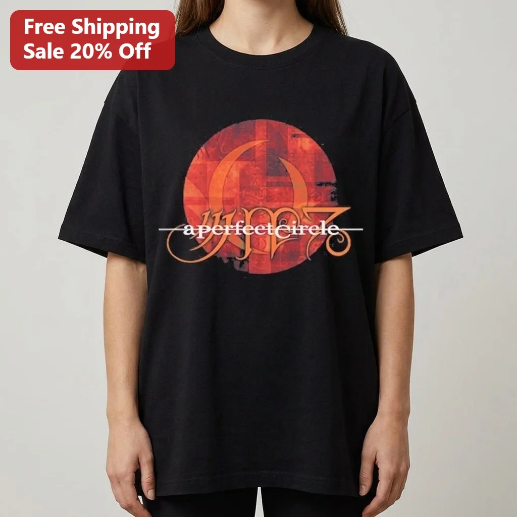 A Perfect Circle Logo Graphic Tee Alternative Rock Band Merch