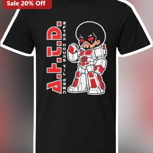 A.T.C.D. After Hours Till Dawn The Weeknd Chibi Graphic Tee