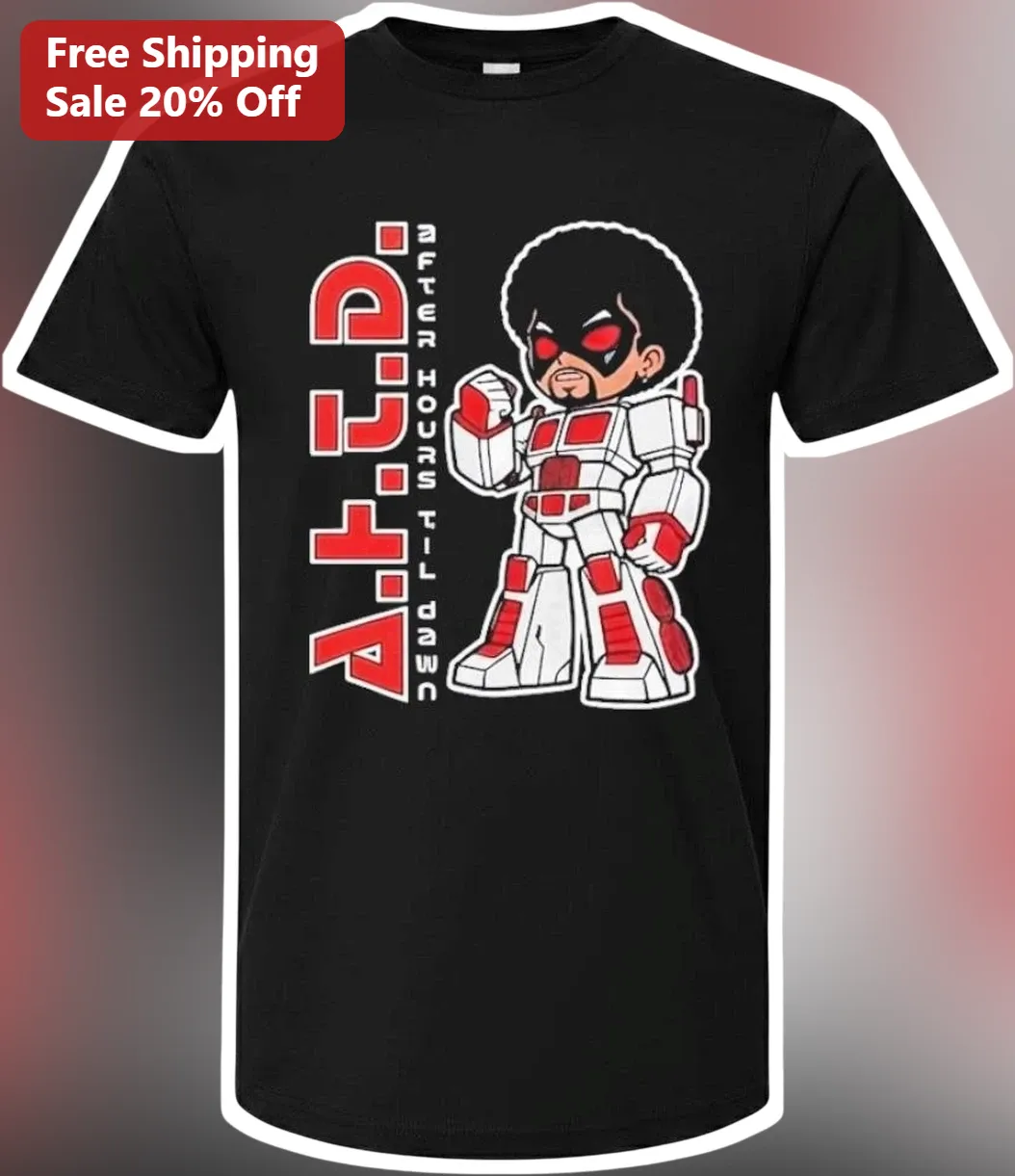 A.T.C.D. After Hours Till Dawn The Weeknd Chibi Graphic Tee