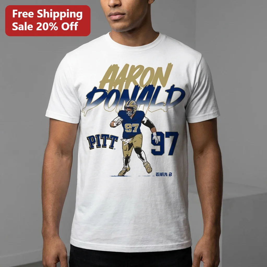 Aaron Donald Pitt 97 Tee Panthers Football Fan Gift
