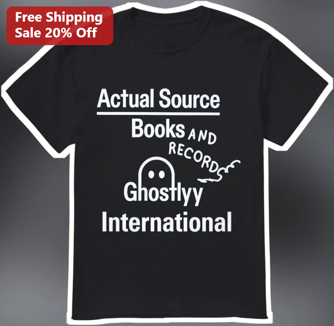 Actual Source Books And Records Ghostlyy International Tee