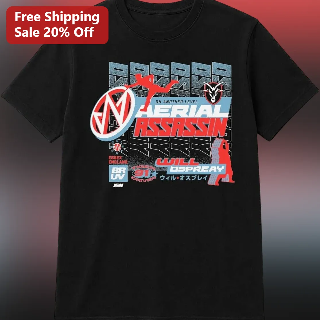 Aerial Assassin Will Ospreay Tee On Another Level Tiger Driver 91 Bruv Essex England Wrestling Graphic Tee Gift for Fans