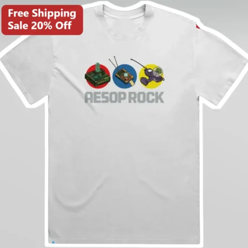 Aesop Rock Tee I Love NY Parody Vintage Electronics Graphic Shirt