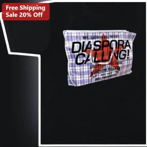 African Diaspora Calling Graphic Tee Lauryn Hill Inspired Black Culture Streetwear Shirt