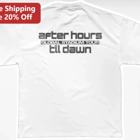 After Hours Global Stadium Tour Til Dawn The Weeknd Graphic Tee