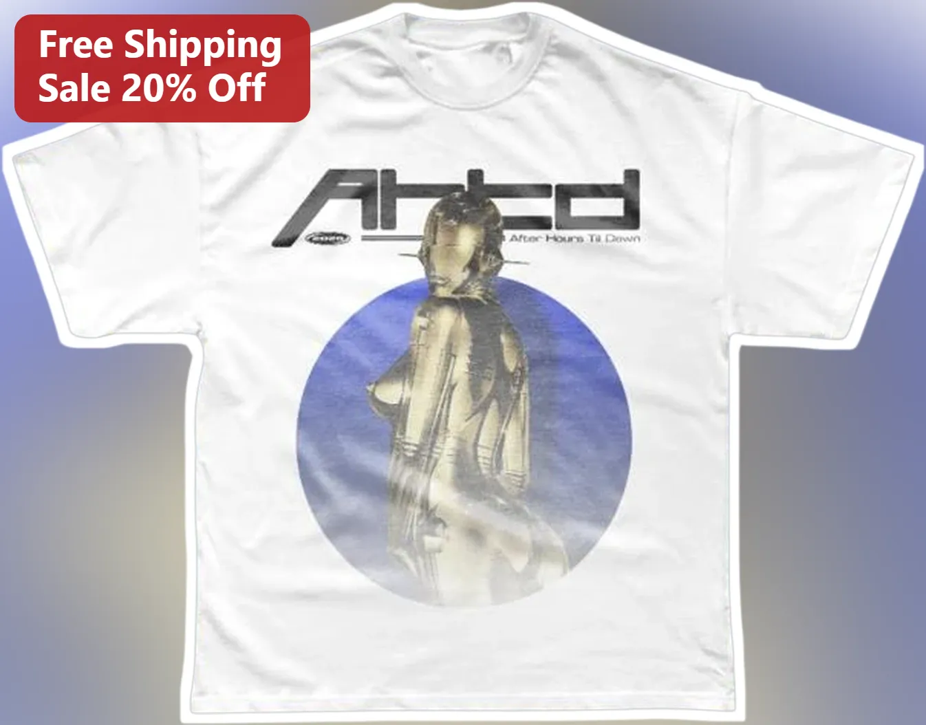 AHTD After Hours Til Dawn Tour Graphic Tee The Weeknd Fan Merch