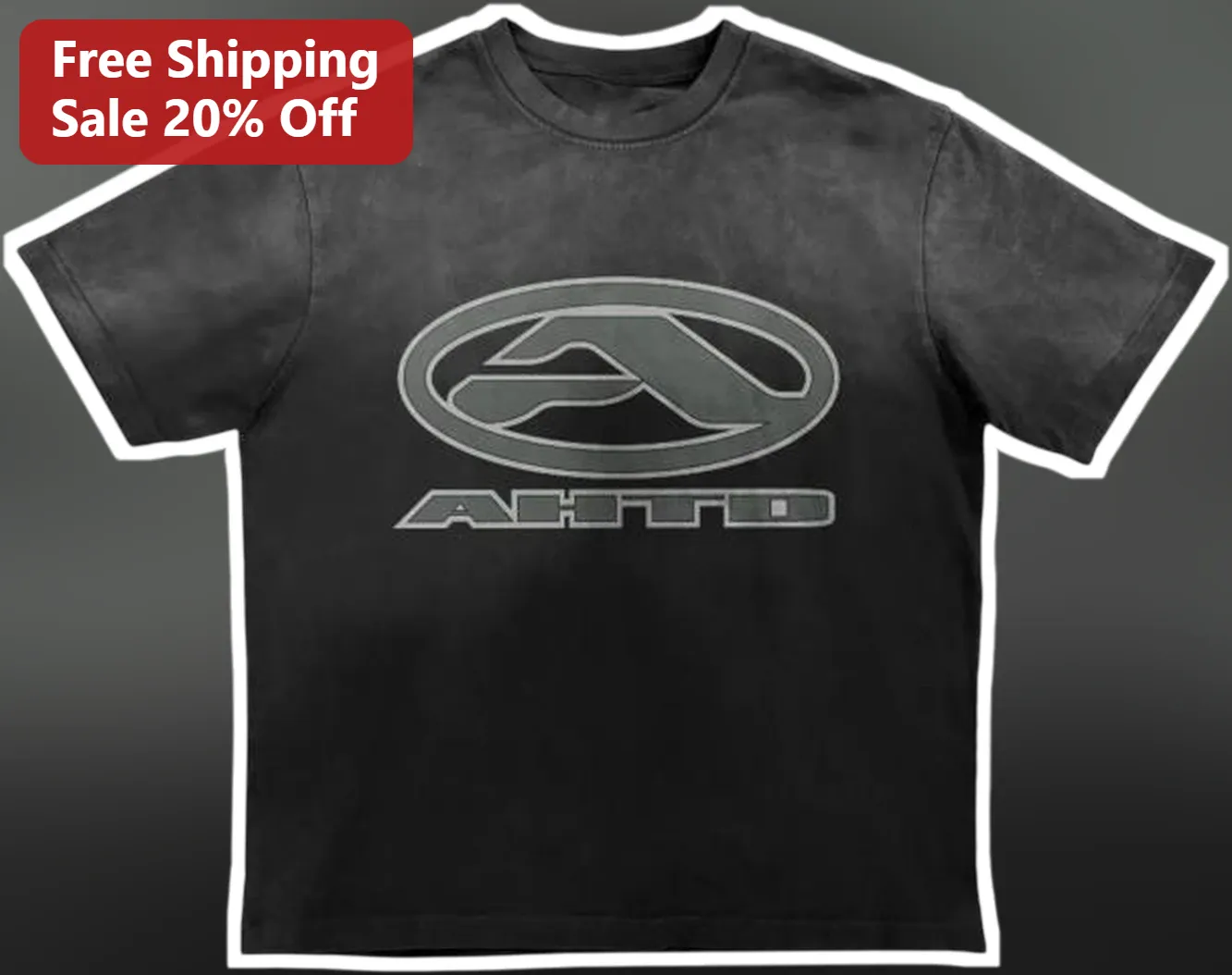 AHTO Automotive Graphic Tee Vintage Streetwear Logo Shirt for Car Enthusiasts