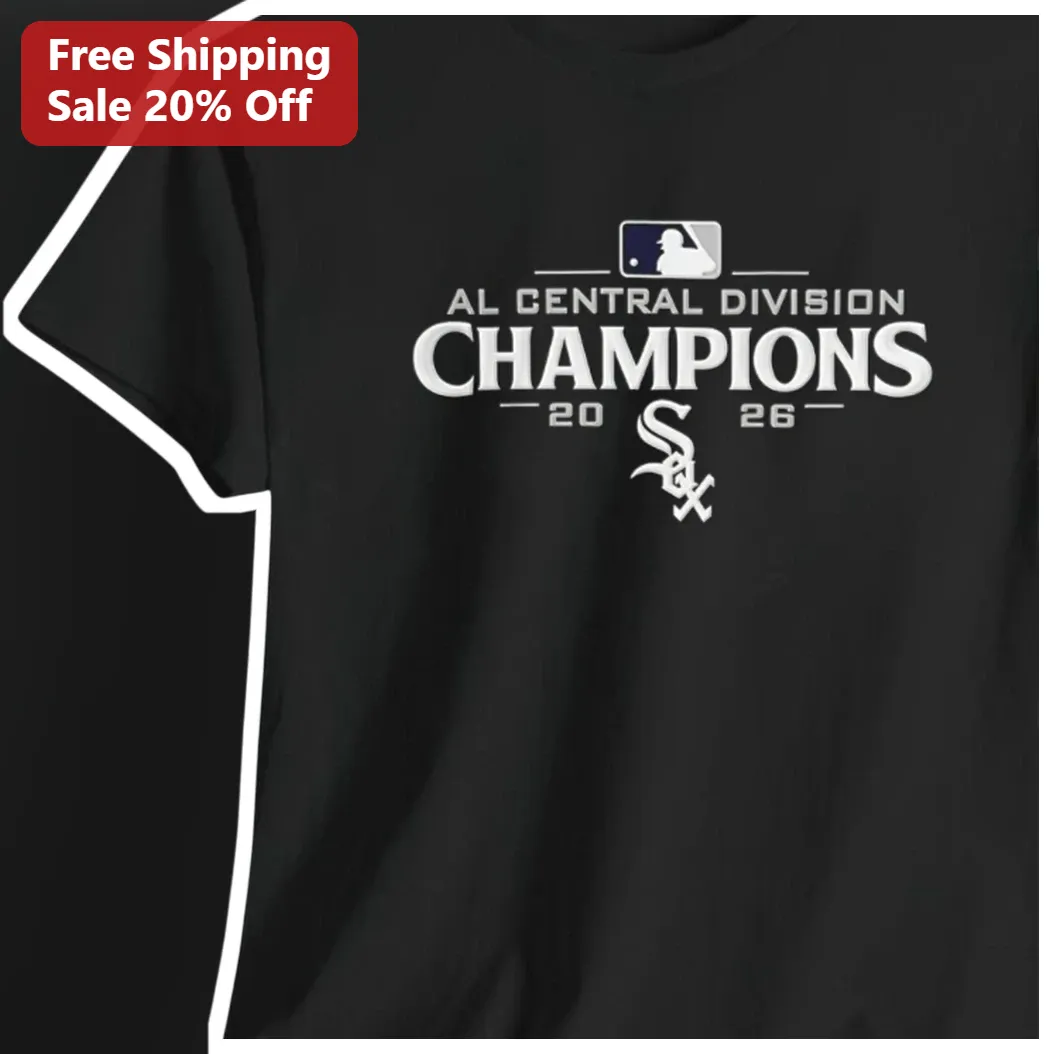 AL Central Division Champions Tee Chicago White Sox Baseball Fan Apparel