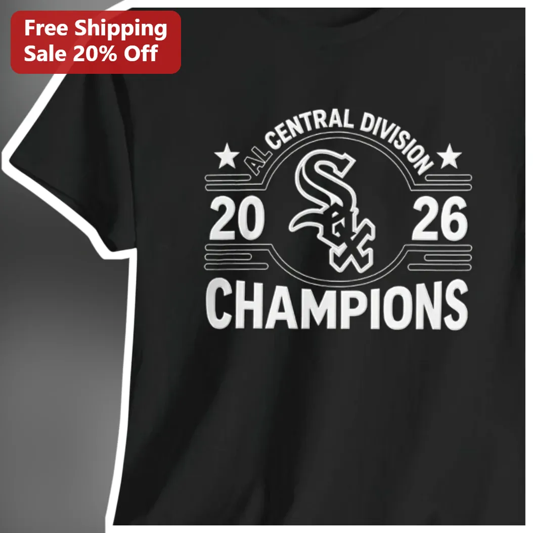AL Central Division Champions Tee Vintage White Sox Baseball Fan Gift