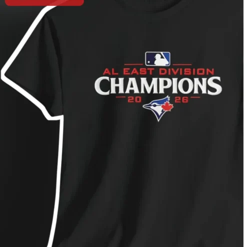 AL East Division Champions Tee Toronto Blue Jays 2026 Baseball Championship Shirt
