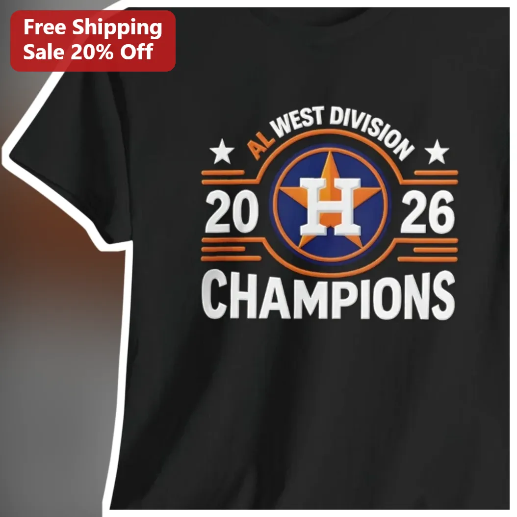 AL West Division Champions Houston Astros Tee Baseball Fan Gift