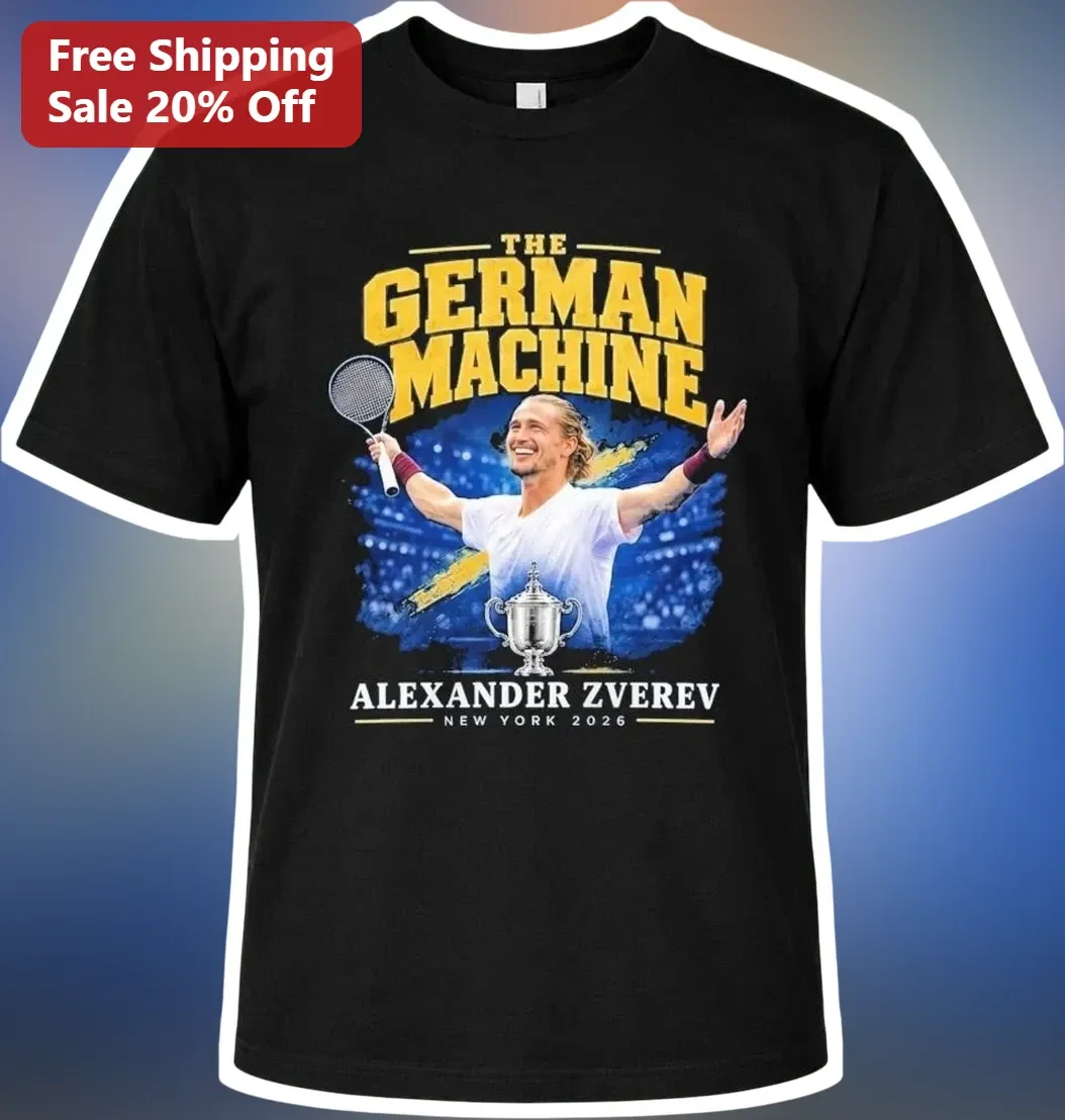 Alexander Zverev The German Machine Tennis Player Tee