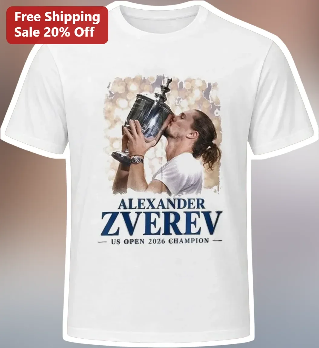 Alexander Zverev US Open 2026 Champion Tee Tennis Victory Gift