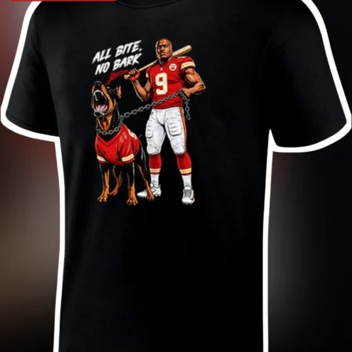 All Bite No Bark Patrick Mahomes Kansas City Chiefs NFL Fan Tee