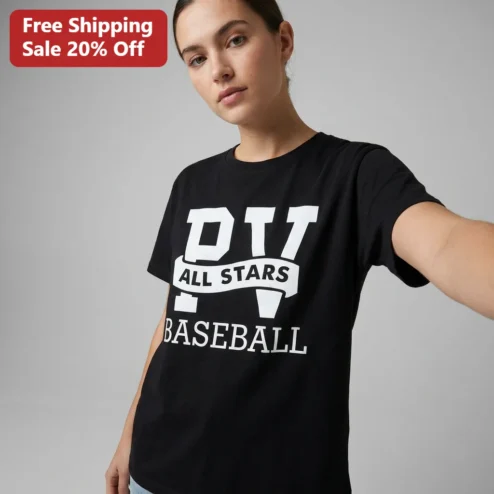 All Stars Baseball Tee Custom Name Personalized Varsity Team Shirt Gift for Players Coaches Parents