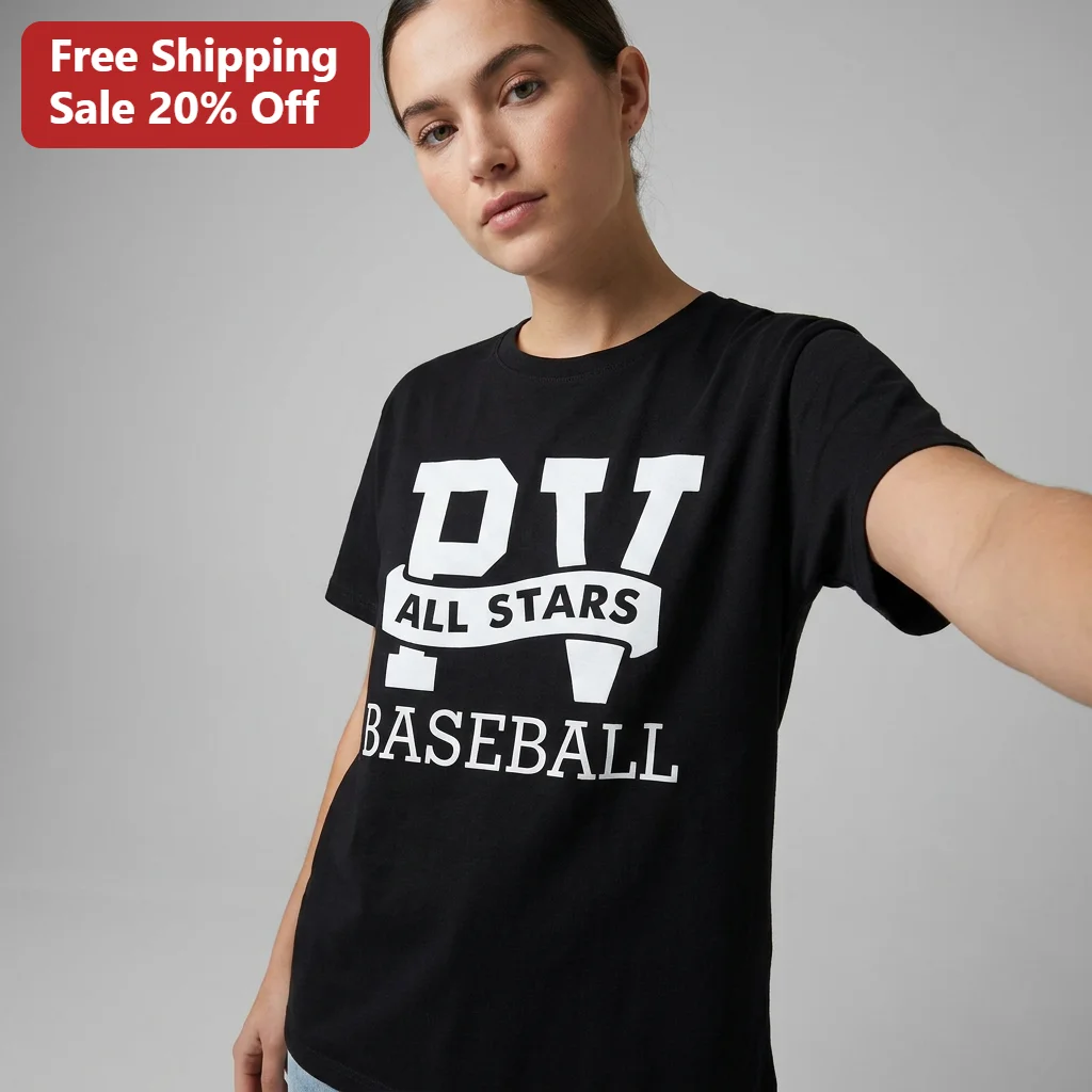 All Stars Baseball Tee Custom Name Personalized Varsity Team Shirt Gift for Players Coaches Parents