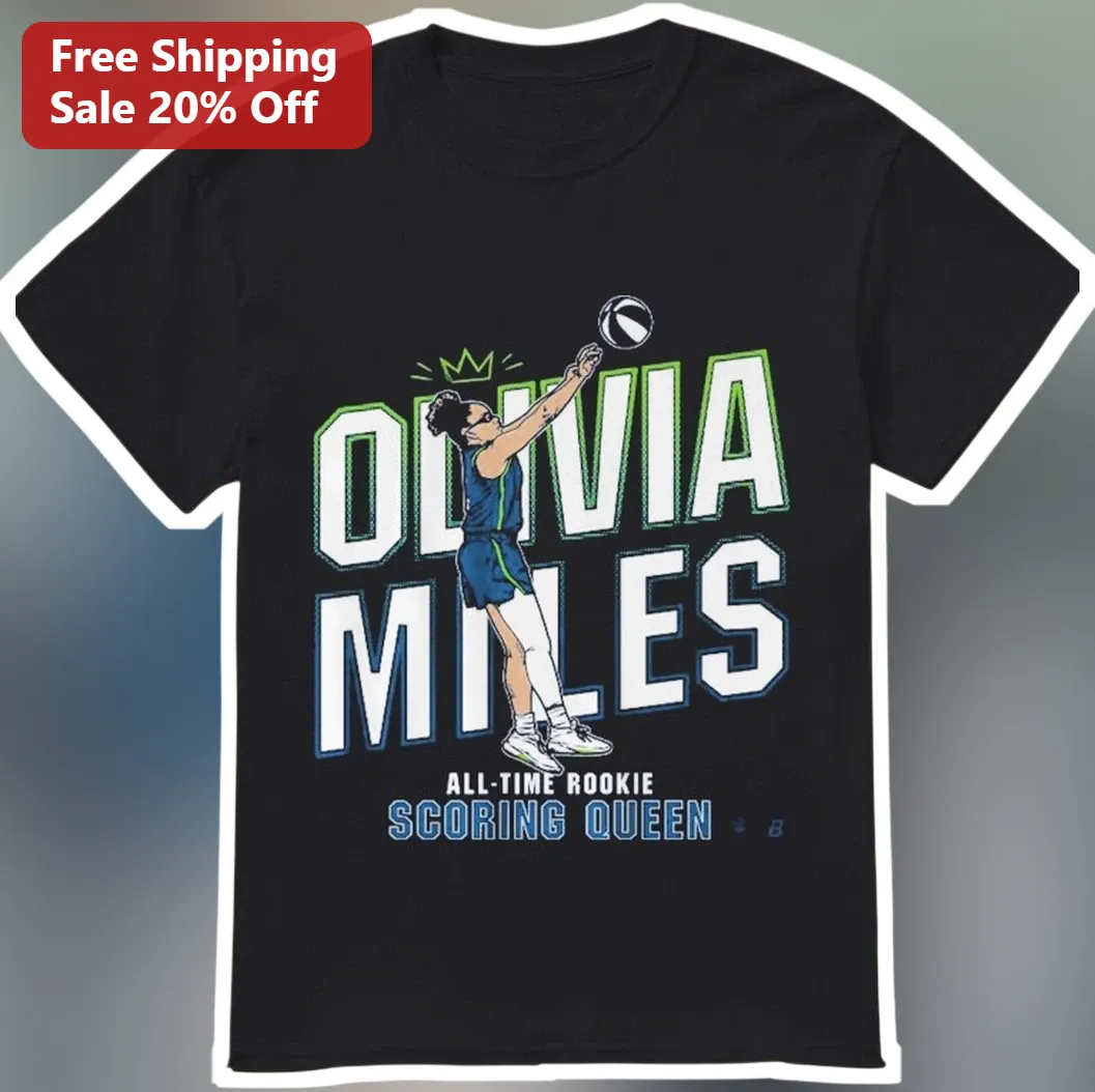 All-Time Rookie Scoring Queen Basketball Player Graphic Tee