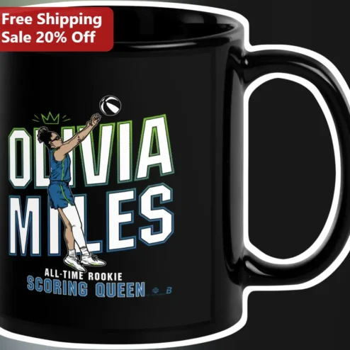 All-Time Rookie Scoring Queen Mug WNBA Basketball Fan Gift
