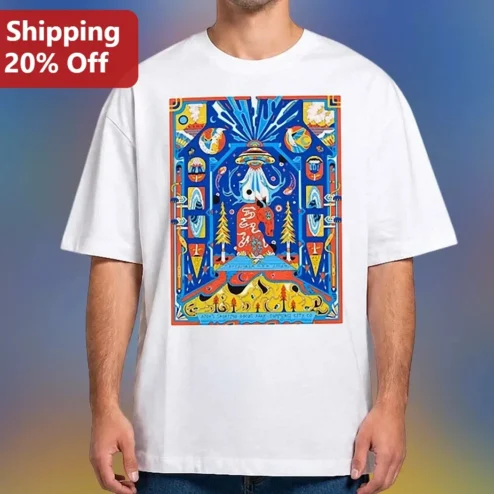 Allen's Skating Goose Park Graphic Tee Retro Psychedelic Skate Culture Shirt