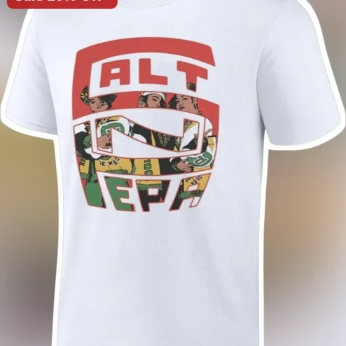ALTEPA Tee FFXI Western Altepa Desert Map Graphic Shirt for Final Fantasy XI Fans