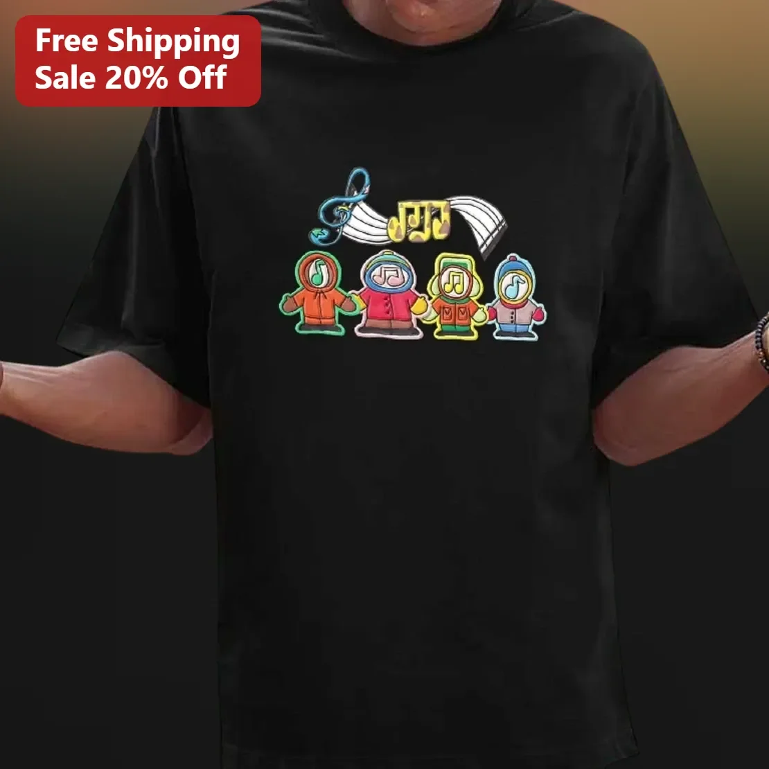 Among Us Crewmates Music Band Graphic Tee for Gamers