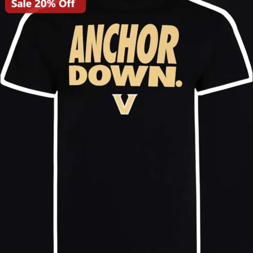 Anchor Down Clemson Tigers Graphic Tee Bold Collegiate Sports Shirt for Men Women