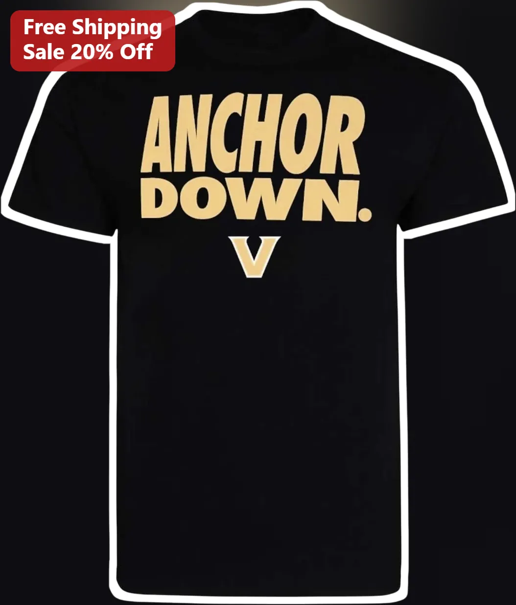 Anchor Down Clemson Tigers Graphic Tee Bold Collegiate Sports Shirt for Men Women
