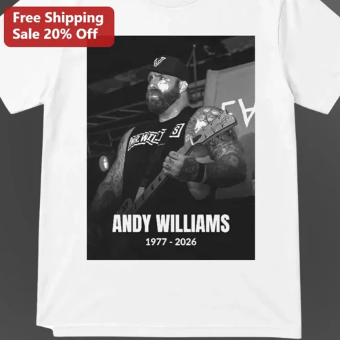 Andy Williams Tribute Tee Memorial Shirt for Fans
