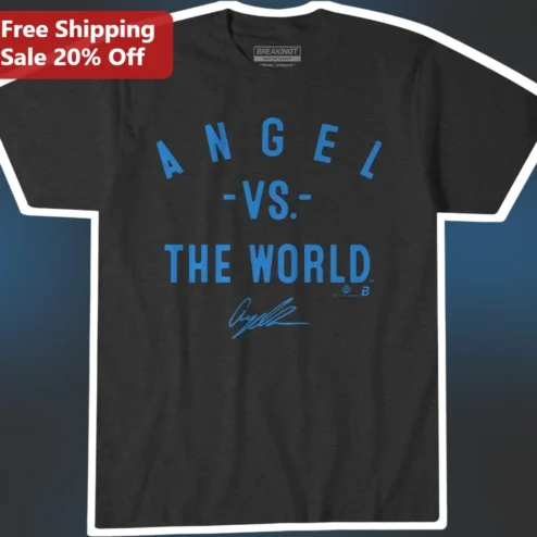ANGEL -VS- THE WORLD Signature Graphic Tee Angel Reese WNBA Fan Apparel