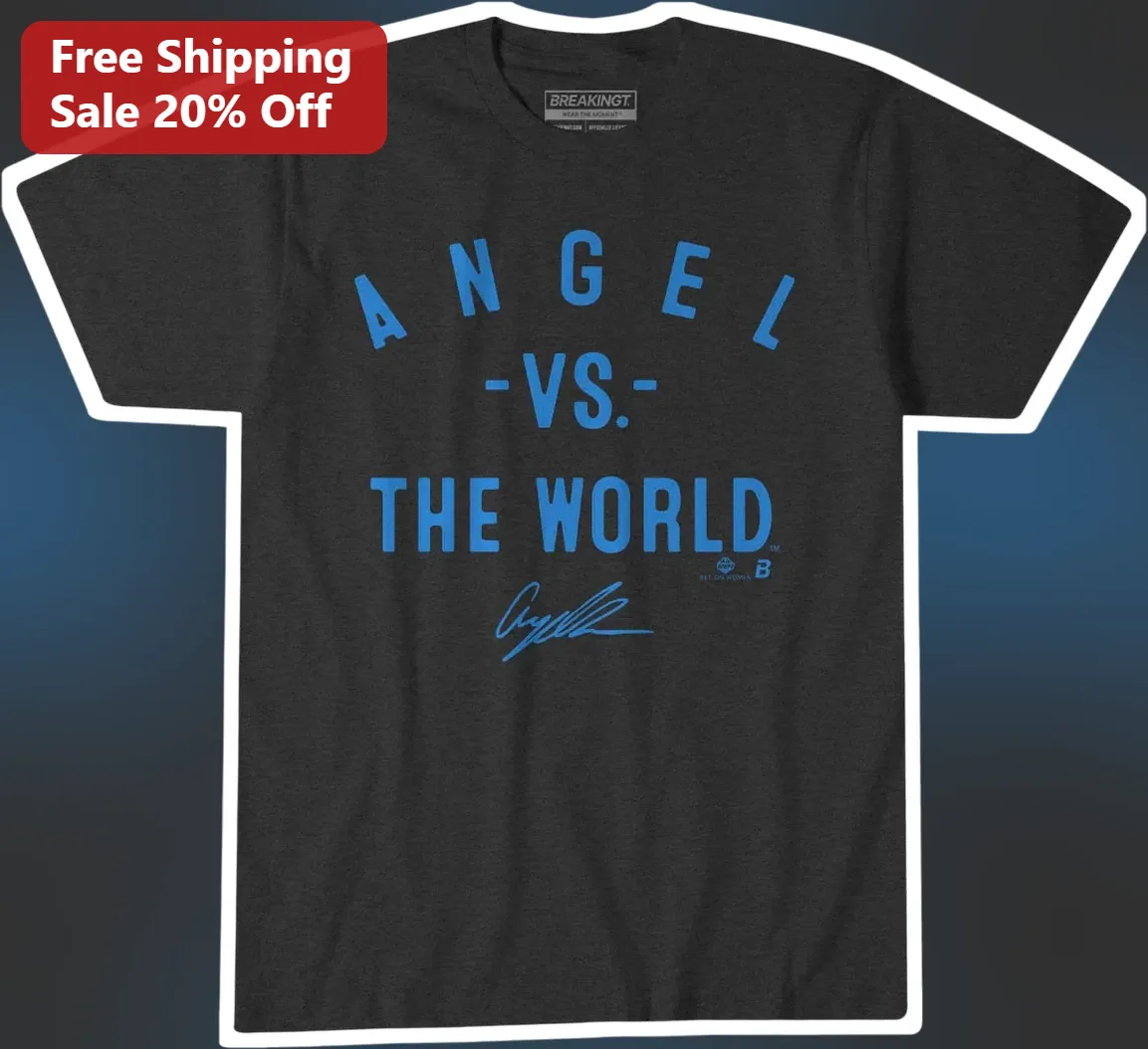 ANGEL -VS- THE WORLD Signature Graphic Tee Angel Reese WNBA Fan Apparel