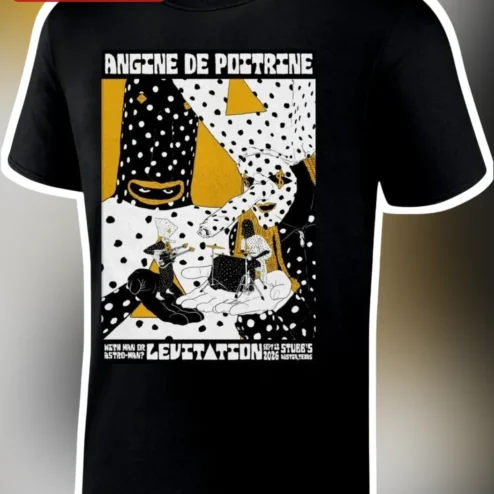 Angine de Poitrine Levitation Math Rock Band Tee Surreal Art Graphic Shirt