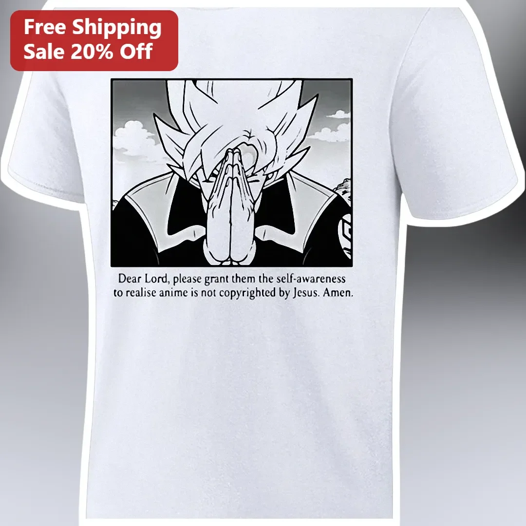 Anime Is Not Copyrighted By Jesus Funny Prayer Parody Tee For Otaku Fans