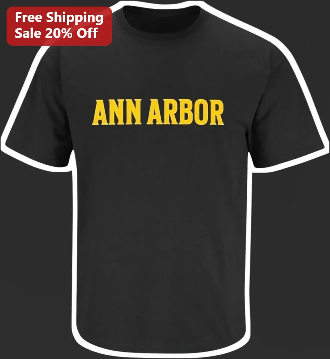 Ann Arbor Tee Michigan University of Michigan Alumni Student Local Pride Graphic T-Shirt