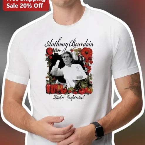 Anthony Bourdain Kitchen Confidential Tee for Chefs and Foodies