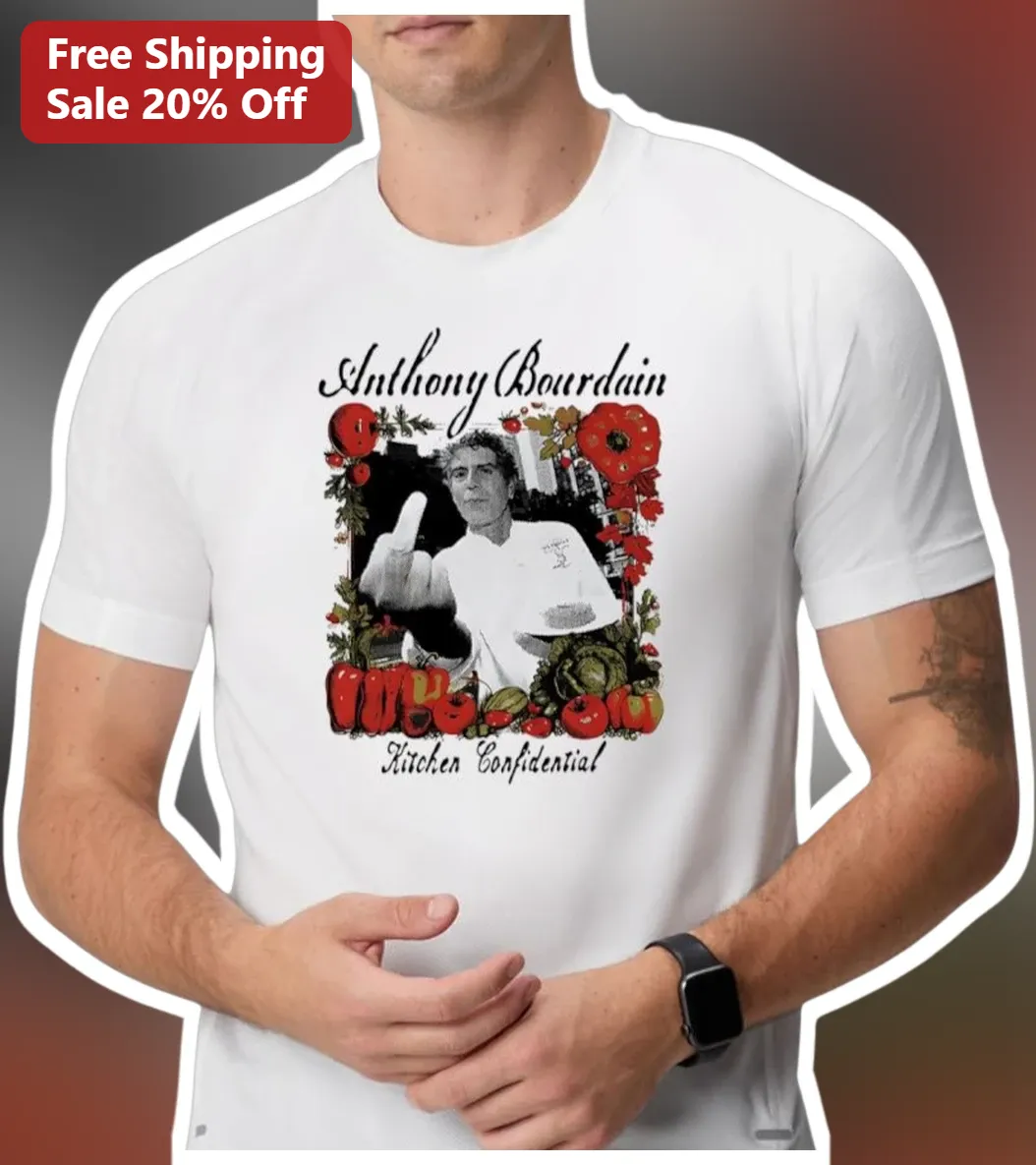 Anthony Bourdain Kitchen Confidential Tee for Chefs and Foodies
