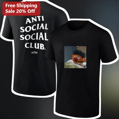 Anti Social Social Club Ernie Always Forever Graphic Tee