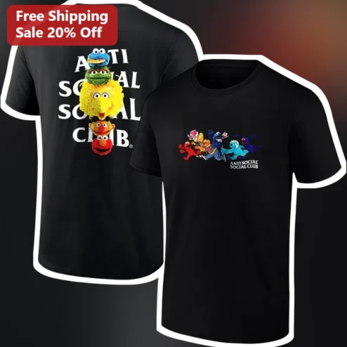 Anti Social Social Club Sesame Street Graphic Tee