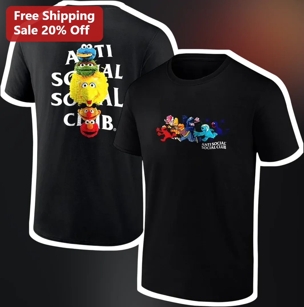 Anti Social Social Club Sesame Street Graphic Tee