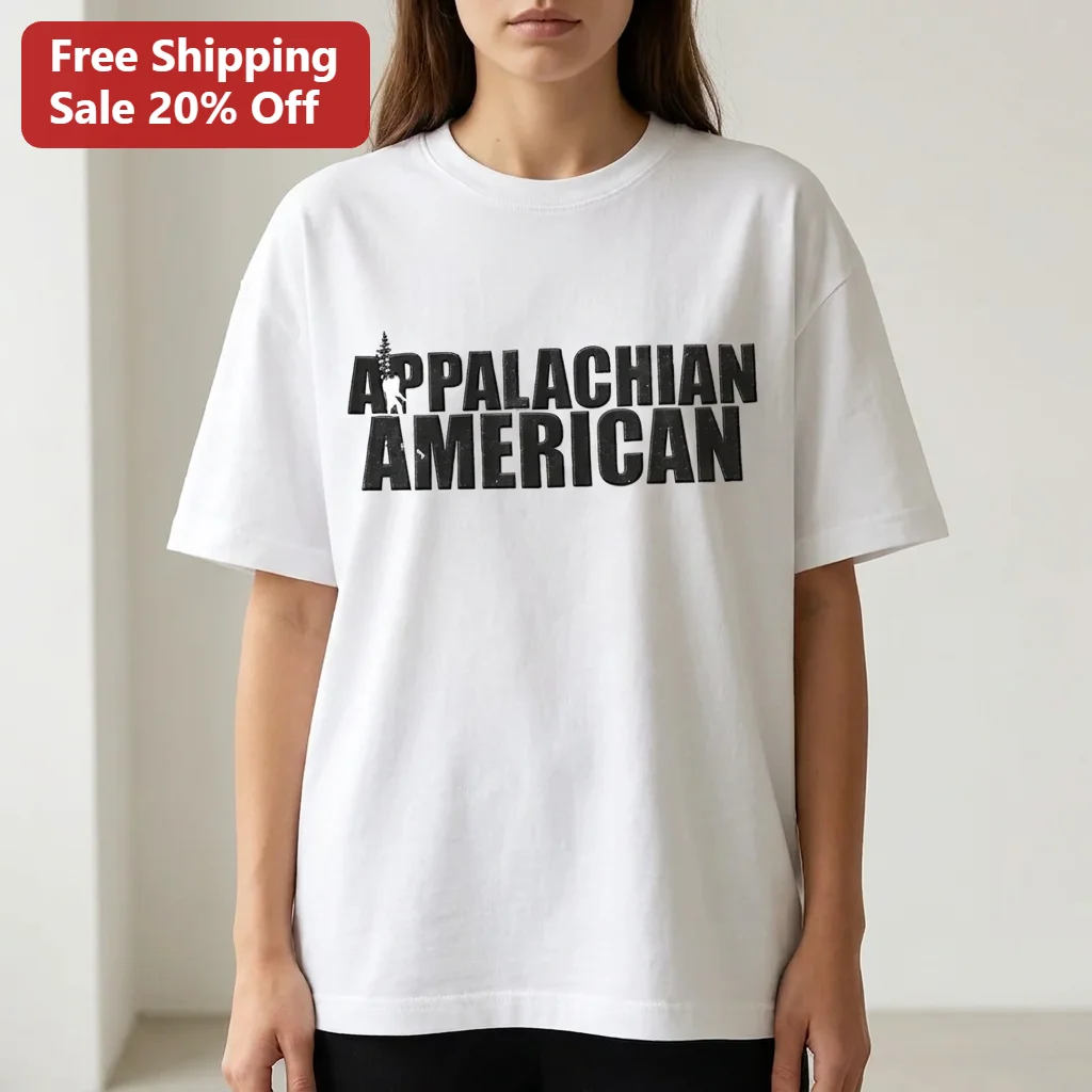 Appalachian American Tee, Mountain Heritage Pine Tree Graphic Shirt, Gift for Outdoors Lovers Men Women