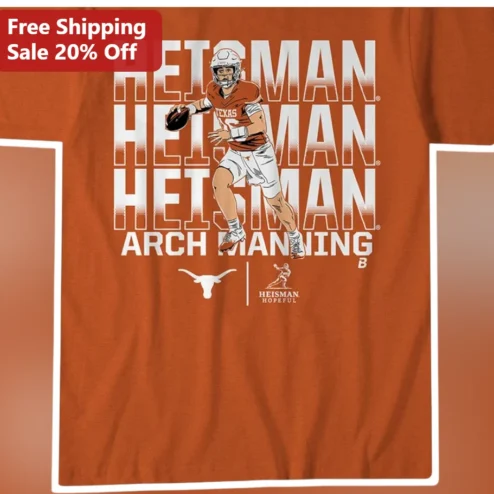 Arch Manning Heisman Hopeful Texas Football Tee College QB Fan Gift
