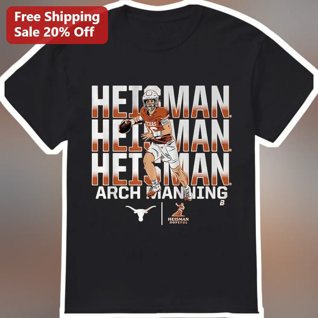 Arch Manning Heisman Texas Longhorns Football QB Graphic Tee
