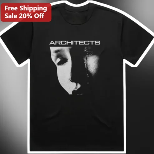 ARCHITECTS Tee Band Shirt Metalcore Merch Black Graphic T-Shirt for Men