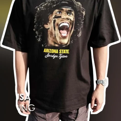 Arizona State Sun Devils Vintage Football Player Graphic Tee