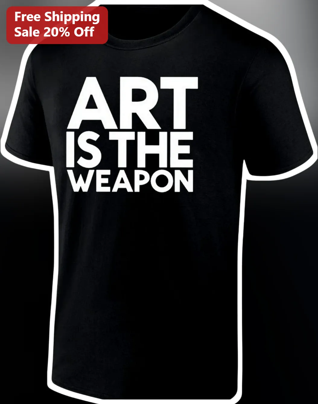 Art Is The Weapon Graphic Tee My Chemical Romance Danger Days Quote Shirt