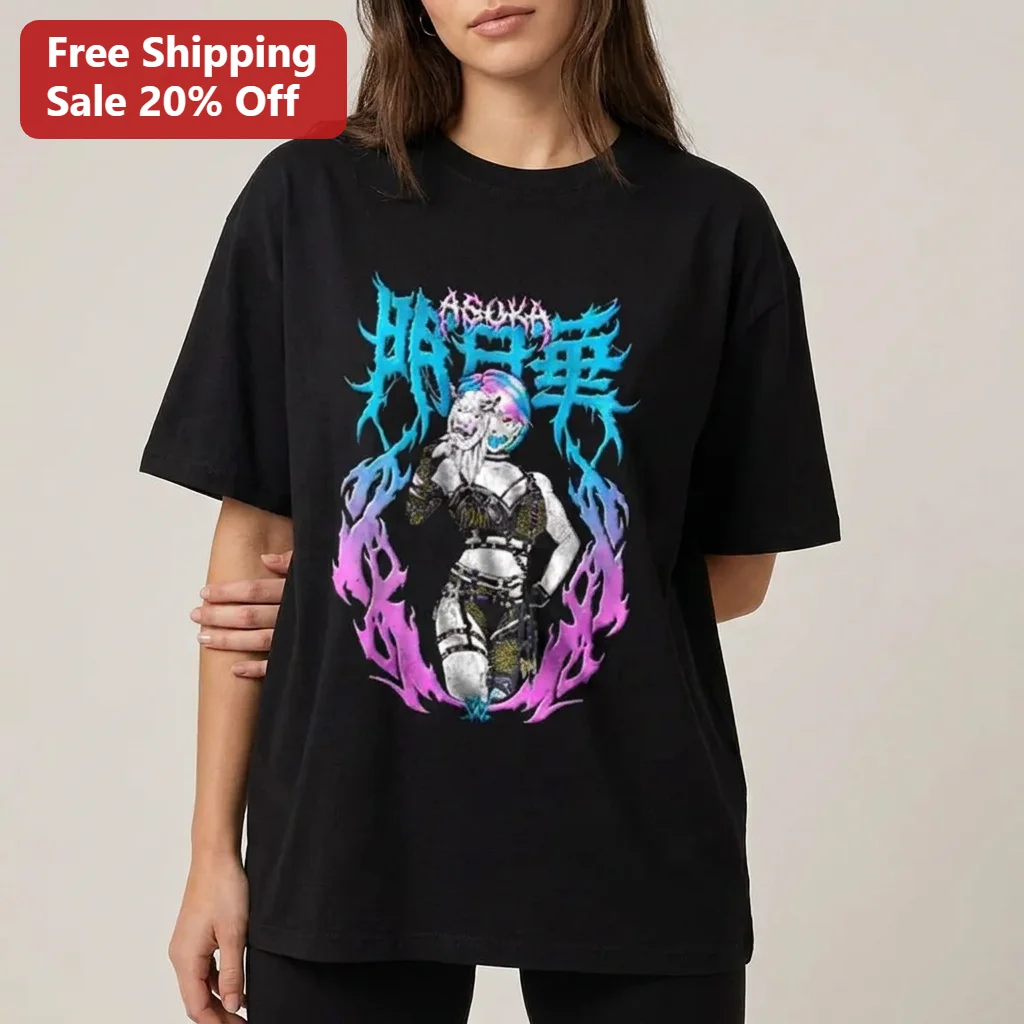 Asuka Pro Wrestler Metal Style Graphic Tee for Wrestling Fans