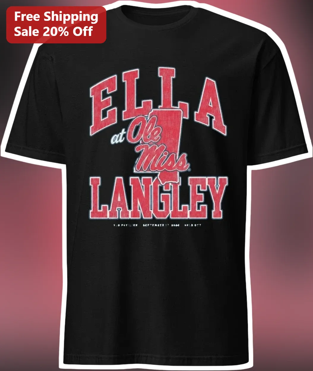 At Ole Miss Tee Vintage University of Mississippi Rebels Game Day Shirt available at our Chicago, Illinois warehouse