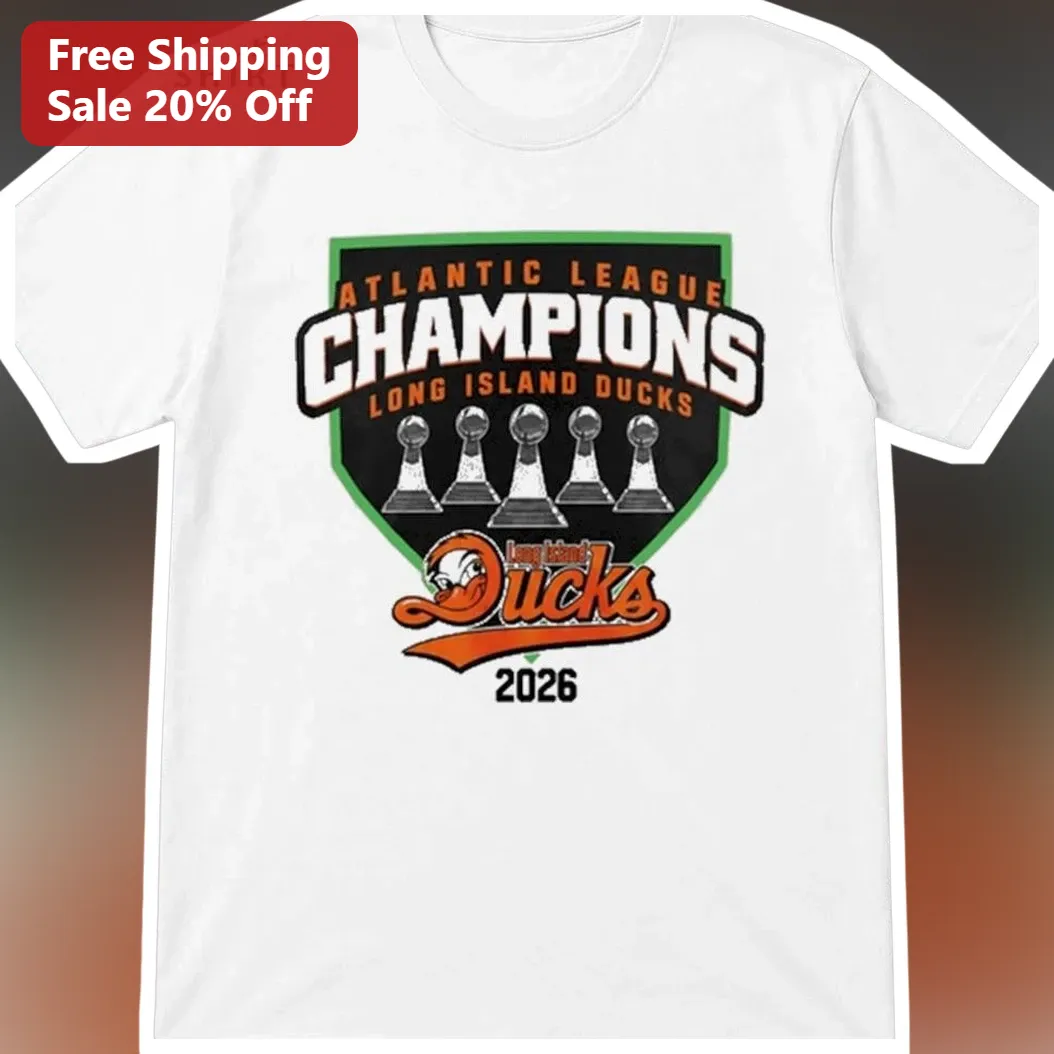 Atlantic League Champions Long Island Ducks Tee 2026 Championship Shirt