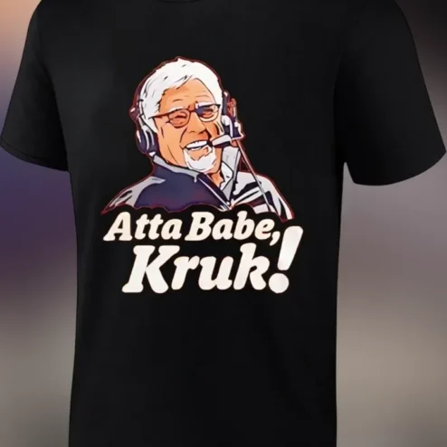 Atta Babe, Kruk! Bob Costas Baseball Humor Graphic Tee
